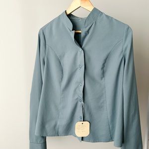 Blue Lightweight Button up